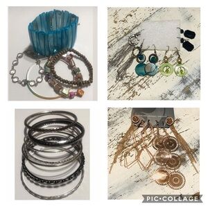 21 pieces Bracelets and Earrings combinations